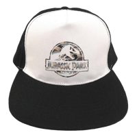 Heroes Inc. Jurassic Park - Casquette Snapback Noire et Blanche Logo Camouflage jurassic, park Casquettes et Beanies
