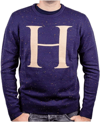 Cotton Division Harry Potter - Ugly H Letter Christmas Sweater S harry, potter Hoodies & Sweaters