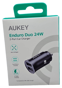 Aukey Aukey - Enduro Duo 24W 2-poorts Autolader  Voedingen