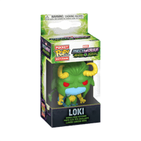 Funko Funko Pocket Pop! Keychain: Monster Hunters - Loki marvel thor Figurines et répliques
