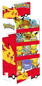Jazzware Pokémon - FSDU Display 1/4 Pallet of Pokémon Plush Toys 36 Pieces  