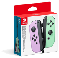 Nintendo Paire de manettes Joy-Con Violet Pastel/Vert Pastel - Avec des batteries amovibles  Nintendo Switch Accessoires