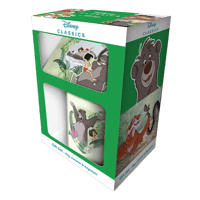 Pyramid International Le Livre de la Jungle - Coffret cadeau : tasse, sous-verre et porte-clés Mowgli et Baloo disney Articles de table et maison