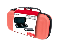 Nacon Pochette de transport rigide rouge clair pour Nintendo Switch 2  Nintendo Switch 2 Accessoires