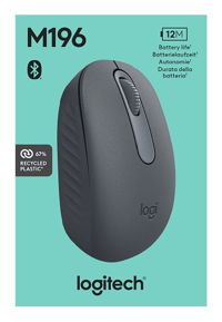 Logitech Logitech - Souris sans fil M196 - Graphite - 3 Boutons 1000 dpi  Souris