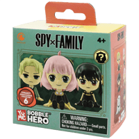 YuMe YuMe Bobble Hero Blind Box - Display de figurines bobblehead Spy x Family (12 unités) spy, x, family 