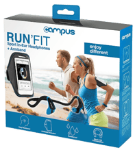 Campus Campus In-Ear  RUNFIT black  Headphones