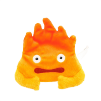 Semic Ghibli - Le Château ambulant - Porte-monnaie en peluche Calcifer ghibli Peluches