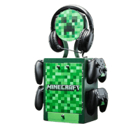 Numskull Numskull - Minecraft - Meuble de rangement de jeux inspiré du Creeper pour 4 manettes - 10 jeux - 1 casque  Stations d'accueil