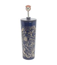 Stor Stor - Harry Potter - Gobelet Isotherme en Acier Inoxydable avec Paille et couvercle 3D "Magic and Mayhem" 770ml harry, potter Articles de table et maison