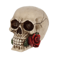 Nemesis Now Nemesis Now - Schedels - Roos van de Dood - Beeld - Beige - 13.5cm Nemesis, Now Figuren en replica's