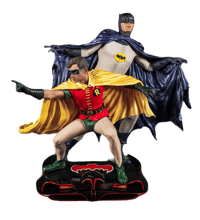 Studio PureArts PureArts - 1:8 Scale Statues - Batman '66 - Batman et Robin Statue 23cm dc, comics Figurines et répliques