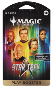 Wizards of the Coast LLC Magic: The Gathering - Star Trek Play Booster (Carboard Blister) - UK magic, the, gathering star, trek Magic the Gathering JCC
