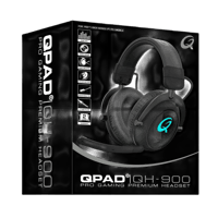 QPAD QPAD - QH-900 - Casque de jeu stéréo sans fil Noir pour PC, PS4/PS5, Xbox One, Xbox Series S|X, Nintendo Switch  Casques
