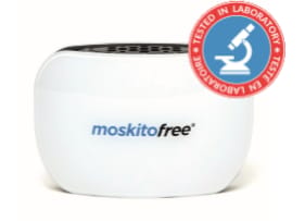 MoskitoFree Family - Anti Moustique - Répulsif à Ions Négatifs - Batterie rechargeable - Autonomie 72 heures - 120x80x40 mm - Efficace Exterieur et Interieur - Respectueux de l'Environnement - Blanc