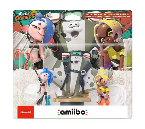Splatoon Raiders Triple Pack amiibo: Shiver, Big Man and Frye (Splatoon Raiders)