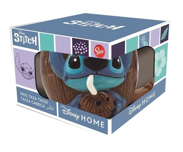 Disney - Coconut Stitch 3D Ceramic Mug - 414ml