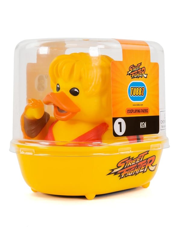 TUBBZ Canard de bain - Street Fighter - Ken - 9cm