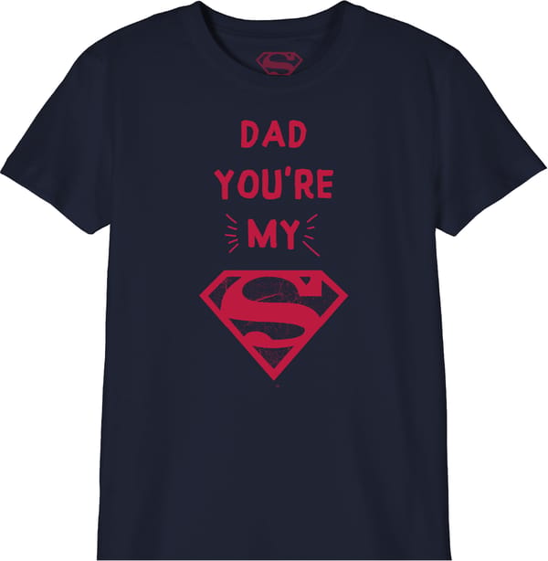 DC Comics - Dad, You're my Superman Child T-Shirt Black - 10 Years