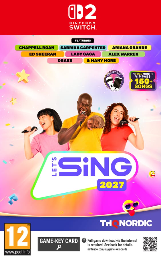 Let's Sing 2027 - International Version - Game-key Card - Nintendo Switch 2
