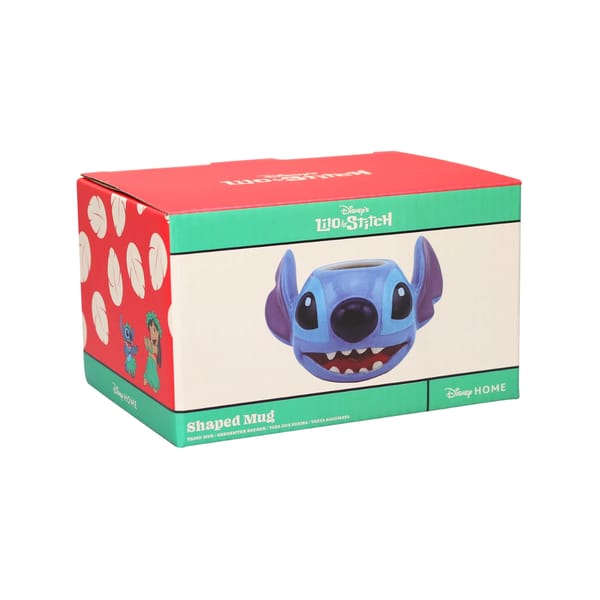 Disney - Taza con forma de "Stitch" de Lilo & Stitch - 325ml