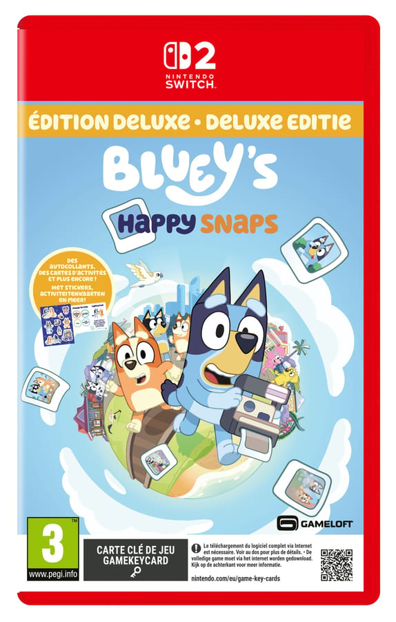 Bluey's Happy Snaps - Deluxe Edition - Game-key Card - Nintendo Switch 2