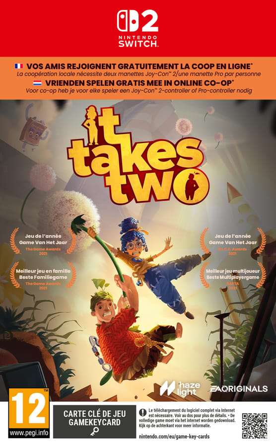 It Takes Two - Game-key Card - Nintendo Switch 2