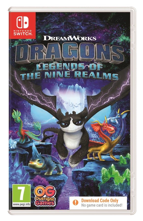 DreamWorks Draken: Legenden van de negen Rijken (Code-in-a-box) - Nintendo Switch