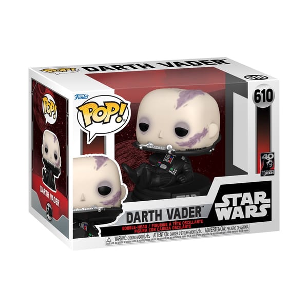 Funko Pop! Star Wars: Return of the Jedi 40th Anniversary - Darth Vader (Unmasked)