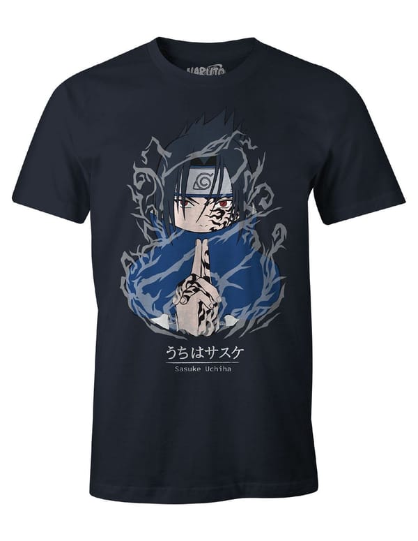 Naruto - Sasuke Black T-Shirt - XL