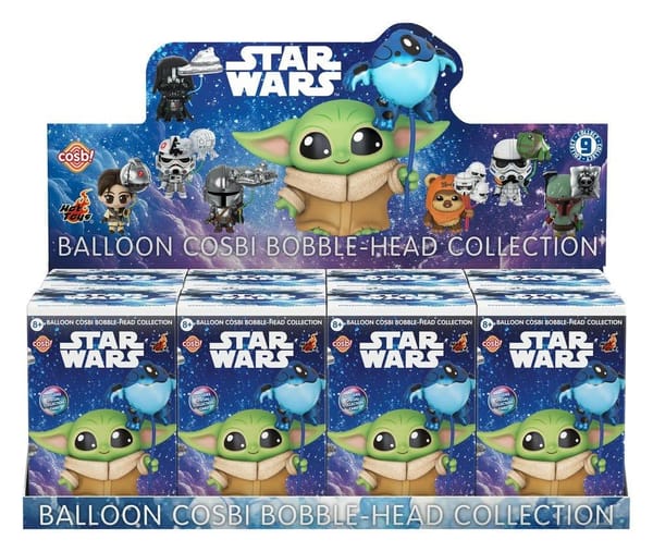 YuMe - Star Wars Balloon Cosbi Bobble-Head Collection Series 1 Blind Box Display (8 boxes)