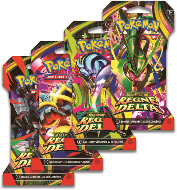 Pokémon JCC - Méga-Évolution - Pack de Booster sous blister ME06 Règne Delta (1 Booster aléatoire) - FR