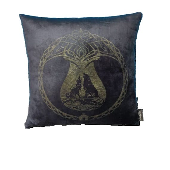 Numskull - God of War Ragnarok - Square Cushion Black Wolves - 41 x 42cm