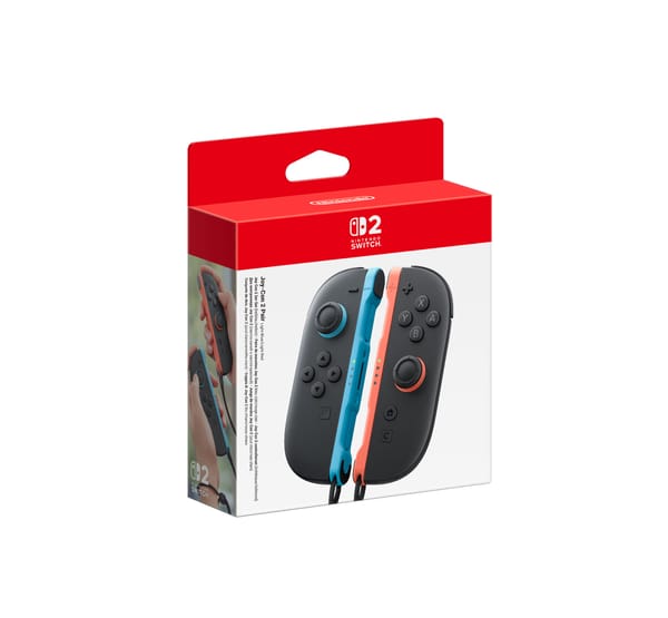 Joy-Con 2 Controller Pair Light Blue/Light Red