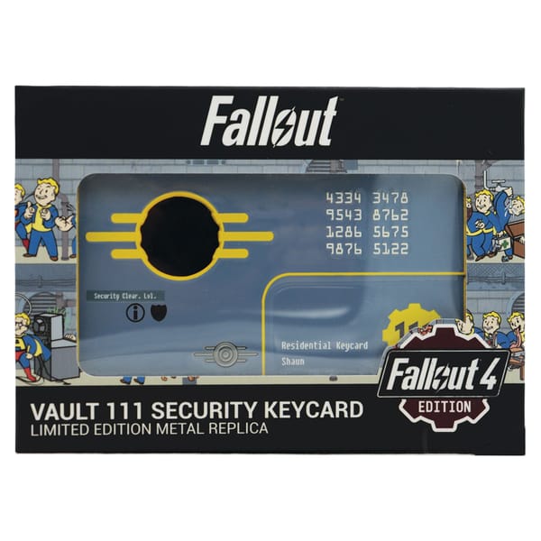 Fallout 4 - Vault 111 Security Keycard Replica Limited Edition