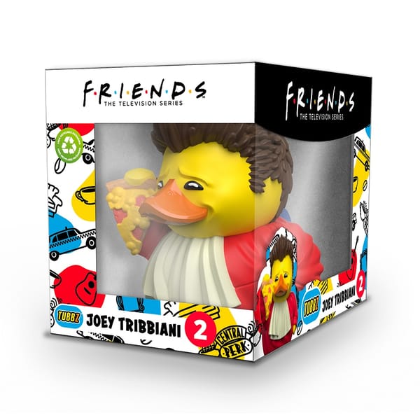 Numskull - Best of TUBBZ Boîte Canard de bain - Friends - Joey Tribbiani - 9cm 