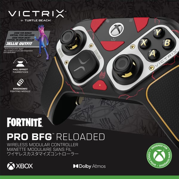 Turtle Beach - Victrix Pro BFG Reloaded Wireless Controller Fortnite for Xbox Series X|S