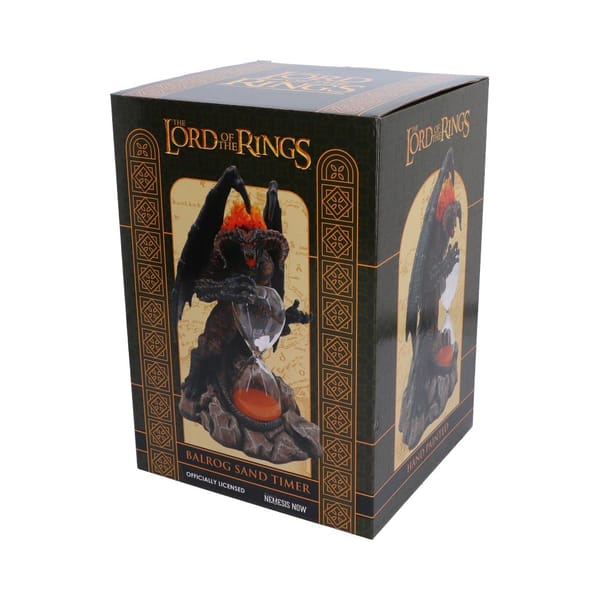 Nemesis Now - El Señor de los Anillos - Balrog Reloj de arena 23.9cm