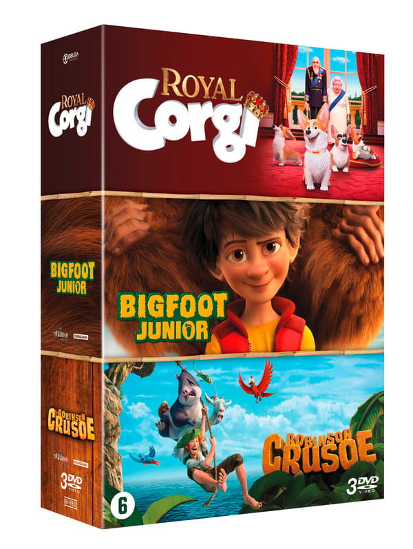Coffret Royal Corgi + Bigfoot Junior + Robinson Crusoé