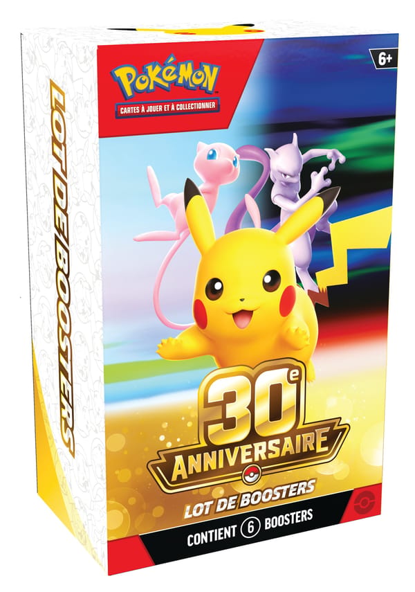 Pokémon JCC : Lot de boosters 30e Anniversaire - FR