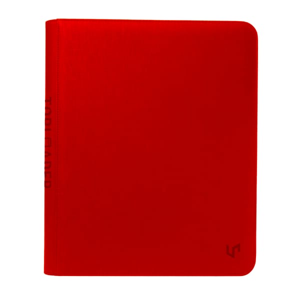 Ultra Pro - 9-Pocket Zippered TOPLOADER Premium Pro-Binder Red