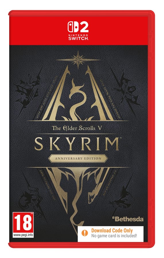 The Elder Scrolls V: Skyrim - Anniversary Edition (Code in a box) - Nintendo Switch 2