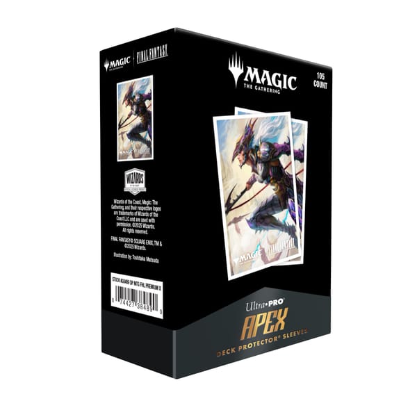 Ultra Pro - Magic: The Gathering - Universes Beyond: Final Fantasy - Kain, Traitorous Dragoon APEX Deck Protector Sleeves Premium 105ct