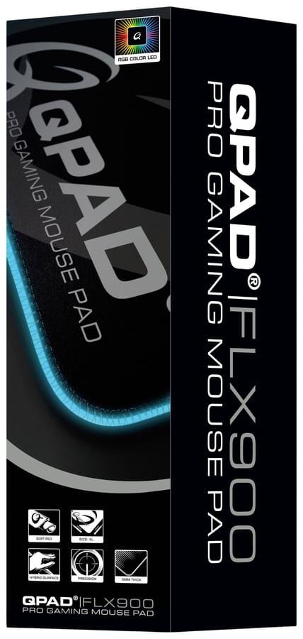 QPAD - FLX900 - RGB-Stoff-Gaming-Mausmatte