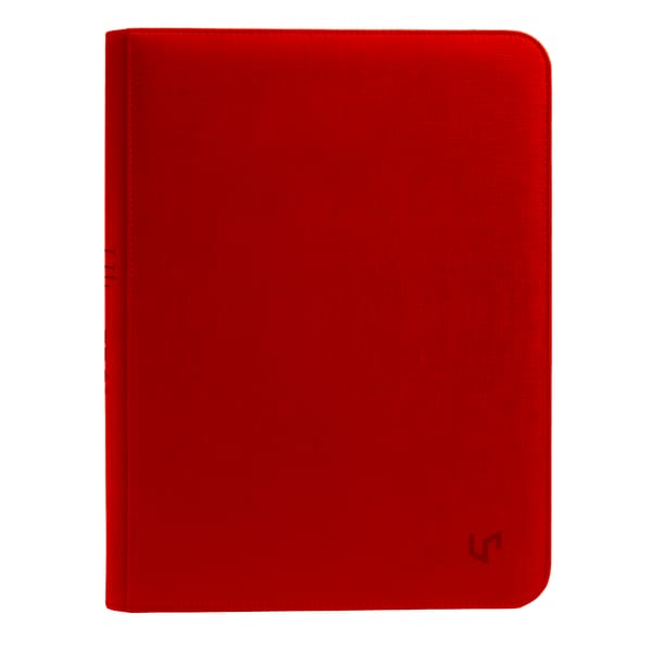 Ultra Pro - 9-Pocket Zippered Premium Pro-Binder Red