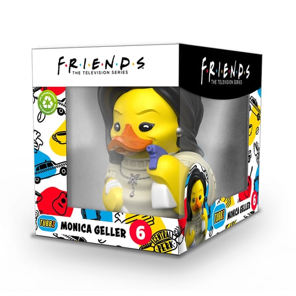 Numskull - Best of TUBBZ Boxed Bath Duck - Friends - Monica Geller - 9cm 