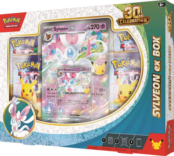 Pokémon TCG: 30th Celebration Sylveon ex Box - UK