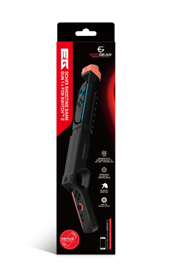 EgoGear - Fucile da tiro SC25 per Switch 2 Joy-Con