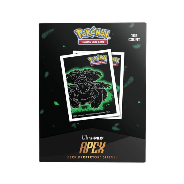 Ultra Pro - Pokémon JCC - Sachet de 105 protèges cartes Apex Neon Kanto Florizarre - UK
