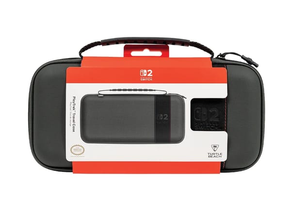 Turtle Beach - PlayTrek Travel Case Charcoal Black for Nintendo Switch, Switch OLED Model & Switch 2